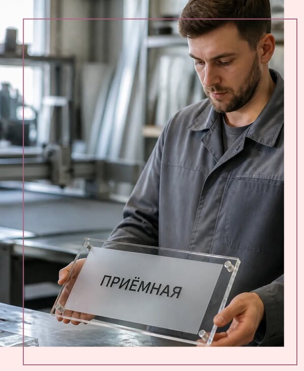 Таблички из оргстекла на заказ в Пушкине от 4219 р. | Аванза-Пшн